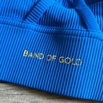Band of gold blue ribbed sports bra Photo 2