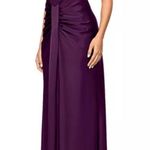 AQUA  halter mixed media gown  Photo 3