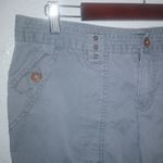 Daisy Fuentes  Moda 8 32x31 Cutest Riveted Gray Cotton Cargo Pants Photo 6