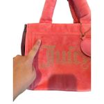 Juicy Couture Pink Velour Tote Crossbody Logo Bag Y2K Photo 3