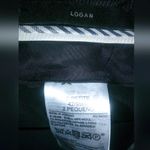 Banana Republic  Logan 2 Petite Wool Blend Black Workwear Pants Photo 6