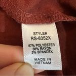 Zenana Outfitters Tiered Ruffle Rust Dress RS-8352X Babydoll Boho Chic Western Fall (2X) Photo 8