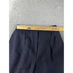 Vintage Club Classics Dress Pants Women 8‎ 100% Wool Trouser Blue Size 28 Photo 3
