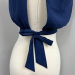 Wilfred Navy Crop Top Photo 8