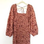 Free People Smock It To Me Dress Sz Medium preppy chic Boho Western Festival Photo 0