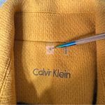 Calvin Klein NWT  Single Breasted Wool Pea Coat Winter Dress Coat Mustard Size 6 Photo 9