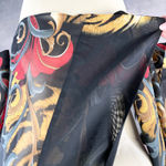 Chico's  Women Kimono Jacket Size Large Maximalist Boho Luxe Art Statement Layer Photo 3