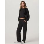 Vuori  Halo Modern Straight Leg Pants in Solid Black Size Medium Photo 8