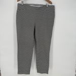 Chicos SO SLIMMING Ankle Pants Black White Geometric Print Size 14 Photo 1