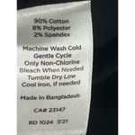 Talbots  Velvet Slim Ankle Pants SIDE ZIP Women's Festive Black Size 10P Photo 5