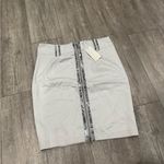 Lucy Paris  Stylish Gray Skirt with Snake Print Detail Photo 3