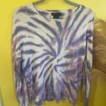 Design History  Lavender and White Knit Top Photo 0