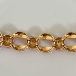 Kate spade Gold Tone Metal Chain and Pink Bead Bracelet NWT Photo 2