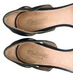 Madewell Leather/Suede D’Orsay CutOut Flats 9.5 Black Point Toe Office Classic Photo 7