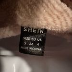 SheIn Button Drop Shoulder Brown/Tan Plaid Jacket S Photo 2