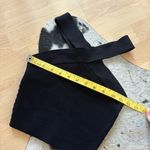 Babaton ARITZIA Black Sculpt Knit Criss Cross Cropped Ribbed Tank Top Size XS Photo 3