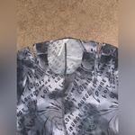 River Island  mesh graphic text shoulder cut out bodysuit Photo 4