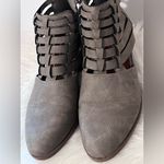 Maurice's  size 11 Gray Cutout Ankle Booties Photo 1