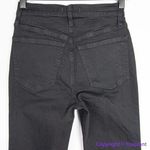 Madewell NEW  Skinny Flare Jeans in Black Frost‎ Wash, 25 Photo 9