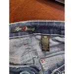 Love Indigo Women's Size 16 Blue Denim Embellished Pocket Bootcut Jeans Photo 3