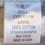 Blue Rain  faux wrap summer dress - black and white stripe - size XL Photo 4