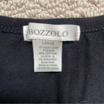 Bozzolo Grunge Skull and Crown Pattern Short Sleeve Knit Crop Top Large Photo 1