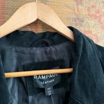 Rampage Vintage Black Suede Leather & Knit Sleeve Jacket Photo 2