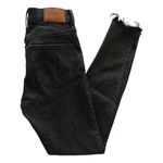 Madewell Mid-Rise Skinny Jeans in Berkeley Black: Button-Through Edition Photo 4