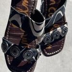 Sam Edelman  Hera Woven Buckle Slide Sandals, Black, Women’s Size 7 M Western Photo 4