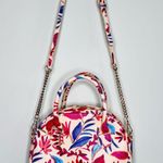 JustFab Floral MultiFloral Cream Crossbody Sachel Handbag Photo 10