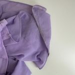 Lulus Adeline Lavender One Shoulder Scarf Maxi Dress Formal Evening Chiffon L Photo 13