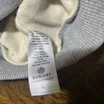 Sundry Anthropologie  Crop Lounge Tank Top Cream Blue Yellow NEW Photo 4