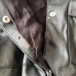 Boss Hugo Boss Faux Leather Dress Black Size 4 Photo 1