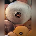 Cole Haan RARE Vintage MELBOURNE Pink Leather Disc Design Handbag Tote Purse Photo 5