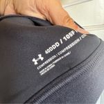 Under Armour  black front zip compression sports bra size 40DDD Photo 4