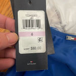 Tommy Hilfiger ‎ Ruched Tummy-Control One-Piece Swimsuit Blue size 6 NWT Photo 4