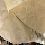 ZARA Linen skirt coins embellished wrap mini beige sand tassels high waisted Photo 6