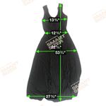 VTG Black Long Maxi Slip Dress Gown SM Lace Slinky Whimsigoth Glam Sexy Lingerie Photo 3