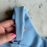 SheIn Light Blue Textured Bikini Set Size Small Photo 6