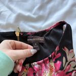 Dana Buchman  Red Floral Flower Womens Size Medium Sleeveless Mini Dress Office Photo 6