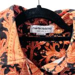 Charlie Holiday Anthropologie Linen Paisley Short Sleeve Romper Women's Size XS Photo 1