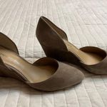 Antonio Melani  Chance Nude Suede D'Orsay Wedges NWOB Photo 2