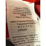 J.Crew Red Floral Short Sleeve V Photo 3