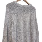 Aerie Women’s  American Eagle gray marled raglan pullover sweater size large Photo 4