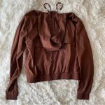 Girlfriend Collective  brown hooded windbreaker Photo 2
