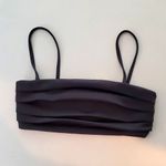 ZARA NWOT!  Black Pleated Crop Top Photo 0