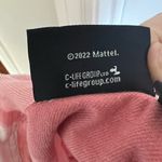 Barbie Pink Plaid Flannel Shirt Button Down Mattel Size Medium Button Up Classic Photo 5