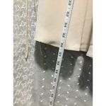 Amanda Uprichard  Mini Dress Long‎ Sleeve V Neck Tie Detail Beige Size S Photo 4