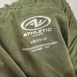 Athletic Works  Olive Green Pull On Athletic Running Shorts L Photo 3