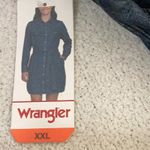Wrangler Large Long Sleeve Western
Snap Denim Shirt Dress Dark Blue, XXL, NWT Photo 7